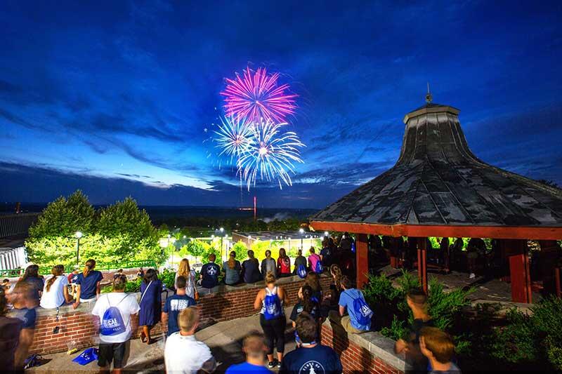 fireworks at Geneseo